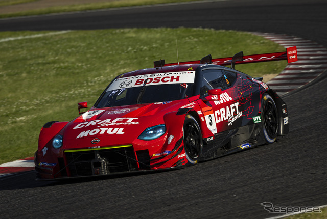 GT500クラス優勝の#3 CRAFTSPORTS MOTUL Z（千代勝正／高星明誠）