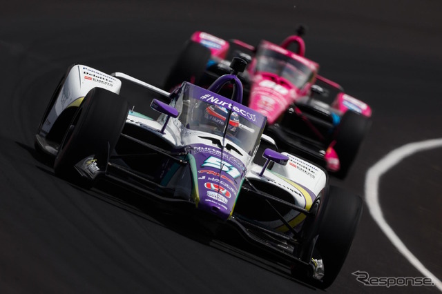#51 佐藤琢磨は決勝25位(第106回インディ500)。