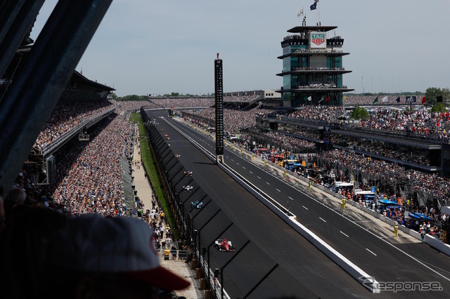 多くの観客が見守った第106回インディ500。
