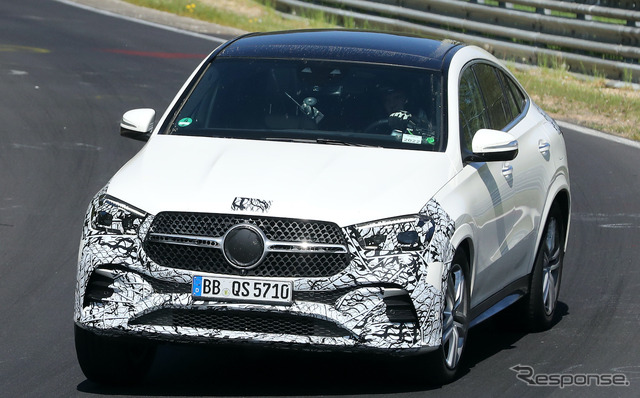 メルセデスベンツ GLE 改良新型プロトタイプ(スクープ写真)