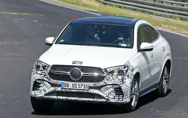 メルセデスベンツ GLE 改良新型プロトタイプ(スクープ写真)