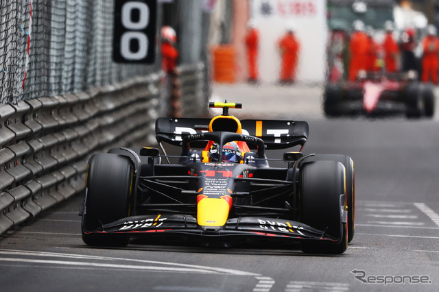 2022年のF1モナコGPを制した#11 ペレス(レッドブル)。