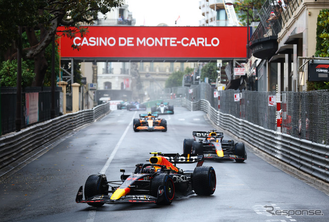 2022年のF1モナコGPを制した#11 ペレス(レッドブル)。