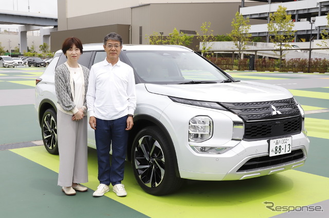 有明ガーデン(東京都江東区)にて開催した「レスポンス読者限定EV・PHEV試乗会」