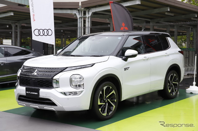 三菱 アウトランダーPHEV(レスポンス読者限定EV・PHEV試乗会)
