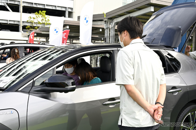 トヨタ bZ4X(レスポンス読者限定EV・PHEV試乗会)