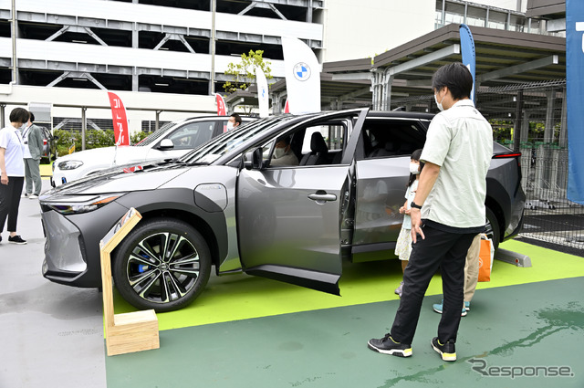 トヨタ bZ4X(レスポンス読者限定EV・PHEV試乗会)