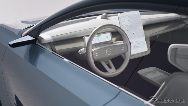 ボルボカーズの次世代EVの車載ディスプレイのイメージ