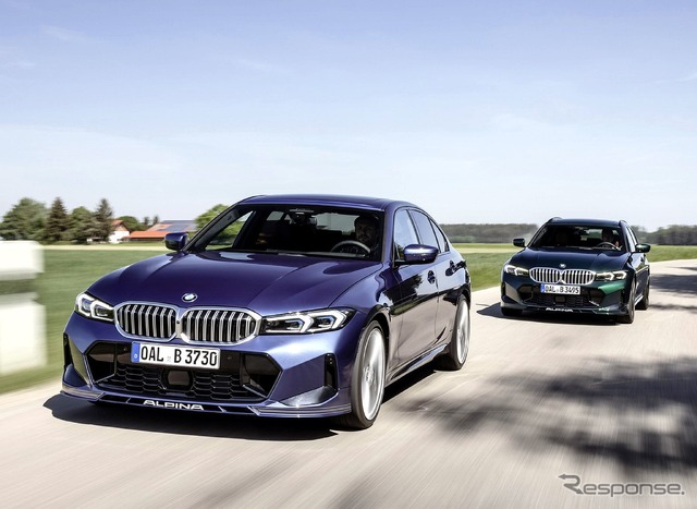 アルピナ B3 リムジン 改良新型と B3ツーリング 改良新型