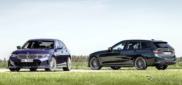 アルピナ B3 リムジン 改良新型と B3ツーリング 改良新型