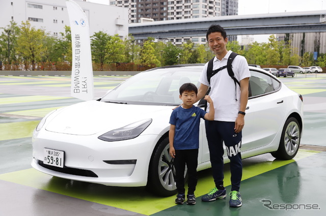 有明ガーデン(東京都江東区)にて開催した「レスポンス読者限定EV・PHEV試乗会」