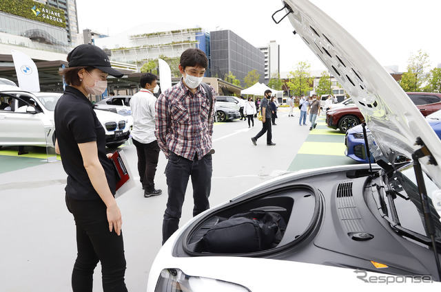 5月14日、東京・有明ガーデンで開催された「レスポンス読者限定EV・PHEV試乗会」