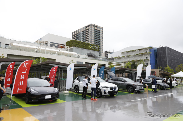 5月14日、東京・有明ガーデンで開催された「レスポンス読者限定EV・PHEV試乗会」