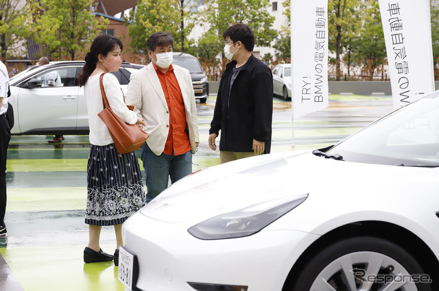 5月14日、東京・有明ガーデンで開催された「レスポンス読者限定EV・PHEV試乗会」