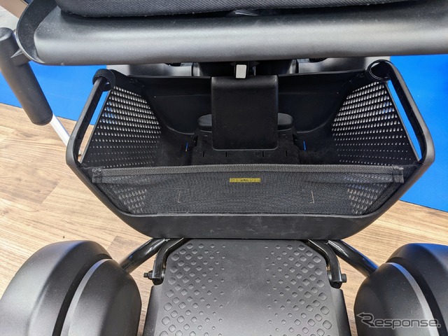 モデルC2には約20Lのカゴを標準装備