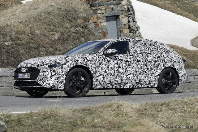 アウディ A4アバント 次期型プロトタイプ (スクープ写真)