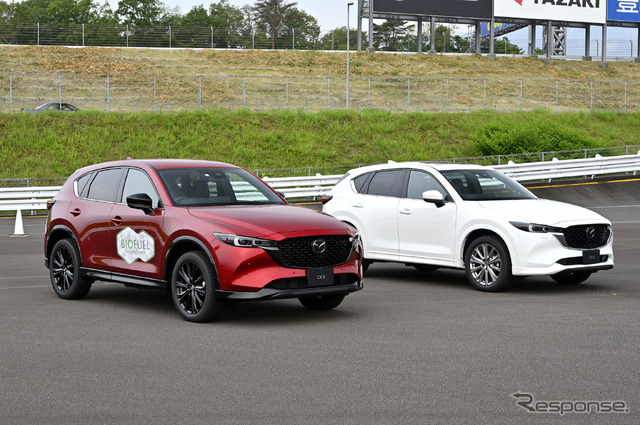 カーボンニュートラル燃料比較試乗会:マツダCX-5