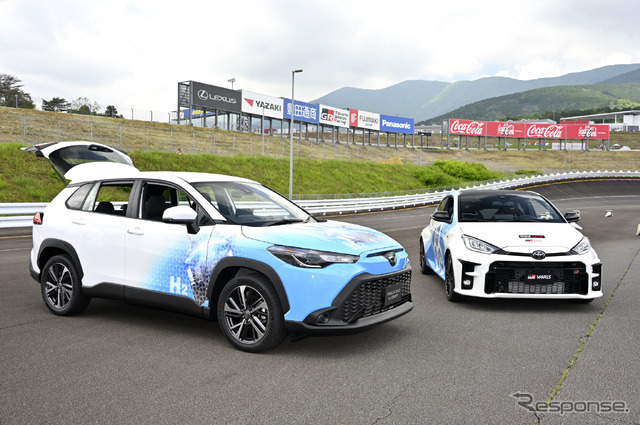 カローラクロスH2コンセプトとGRヤリスH2