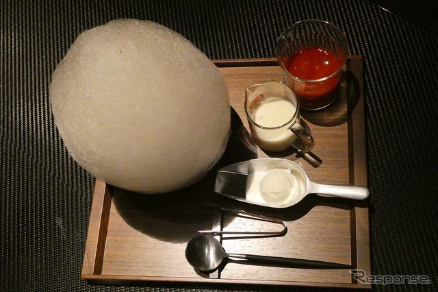INTERSECT BY LEXUSの期間限定かき氷「Cotton Ice」