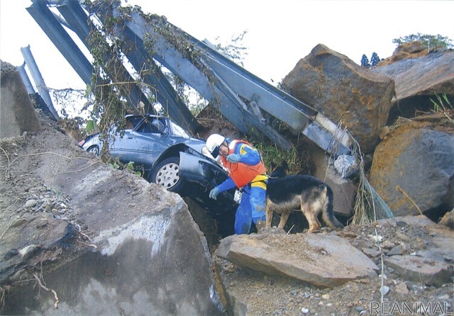 2004年に発生した新潟中越地震の際の災害救助活動