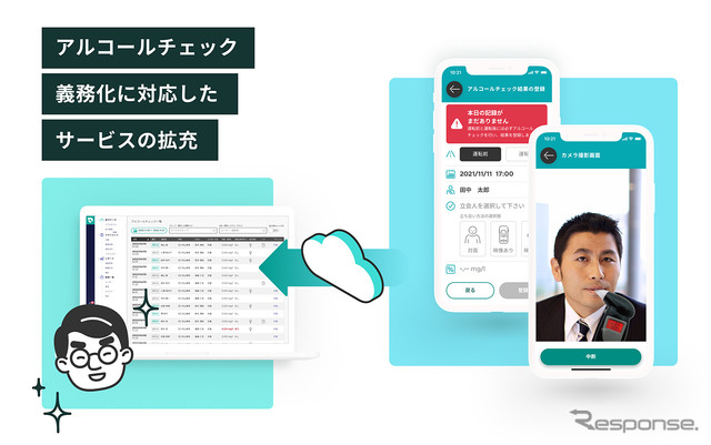 アルコールチェック義務化に対応したサービスの拡充