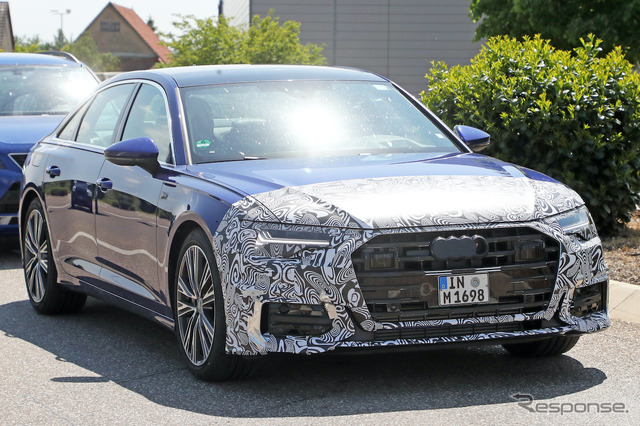アウディ A6 Sライン 改良新型プロトタイプ(スクープ写真)