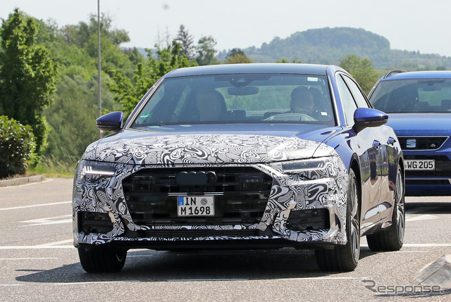 アウディ A6 Sライン 改良新型プロトタイプ(スクープ写真)