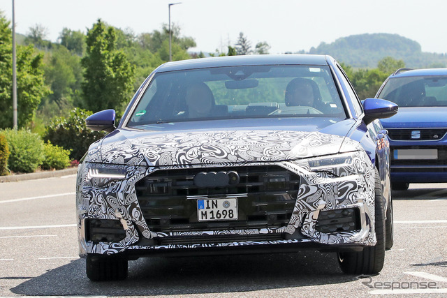 アウディ A6 Sライン 改良新型プロトタイプ(スクープ写真)