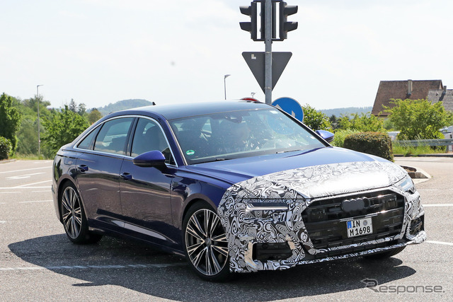アウディ A6 Sライン 改良新型プロトタイプ(スクープ写真)