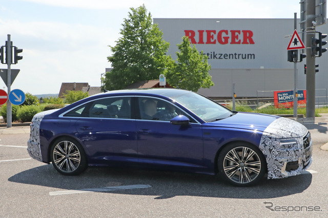 アウディ A6 Sライン 改良新型プロトタイプ(スクープ写真)