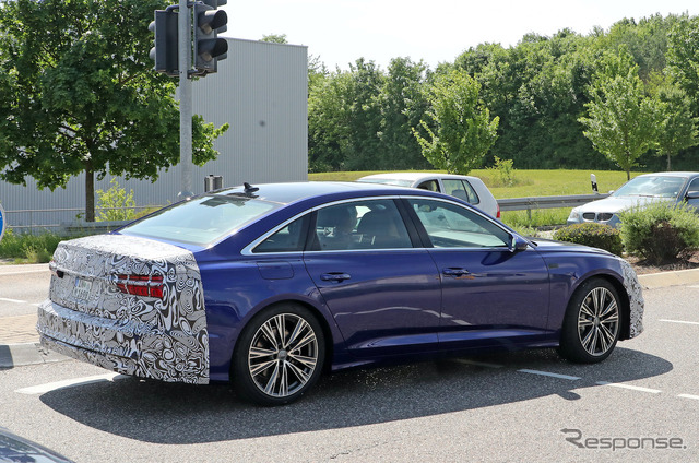 アウディ A6 Sライン 改良新型プロトタイプ(スクープ写真)