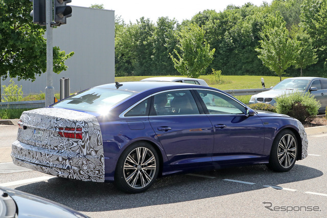 アウディ A6 Sライン 改良新型プロトタイプ(スクープ写真)