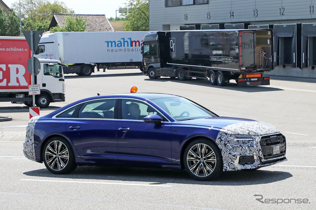 アウディ A6 Sライン 改良新型プロトタイプ(スクープ写真)