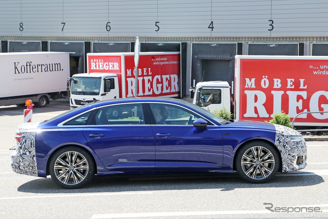 アウディ A6 Sライン 改良新型プロトタイプ(スクープ写真)