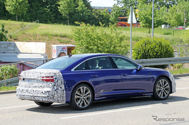 アウディ A6 Sライン 改良新型プロトタイプ(スクープ写真)