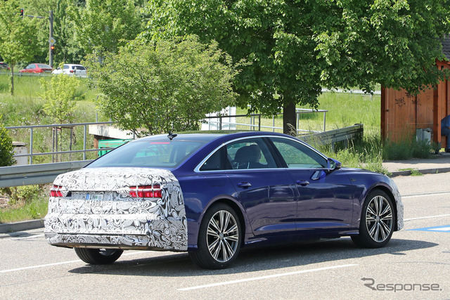 アウディ A6 Sライン 改良新型プロトタイプ(スクープ写真)