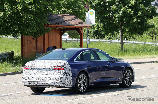 アウディ A6 Sライン 改良新型プロトタイプ(スクープ写真)