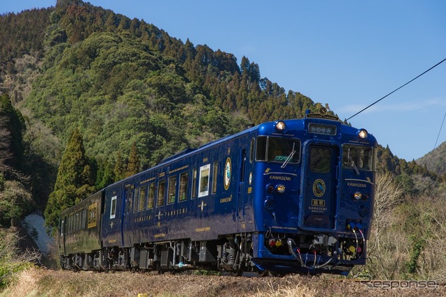 令和2年7月豪雨で肥薩線での運用を失なっていた観光列車の『かわせみ やませみ』だが、改正後は豊肥本線へ転用され、熊本に戻ってくる。