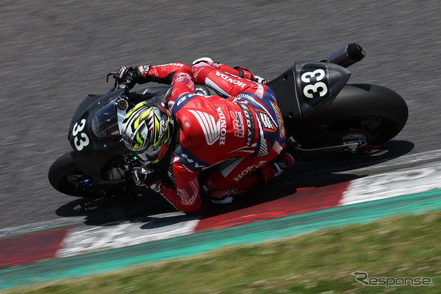 トップタイムをマークしたTeam HRC