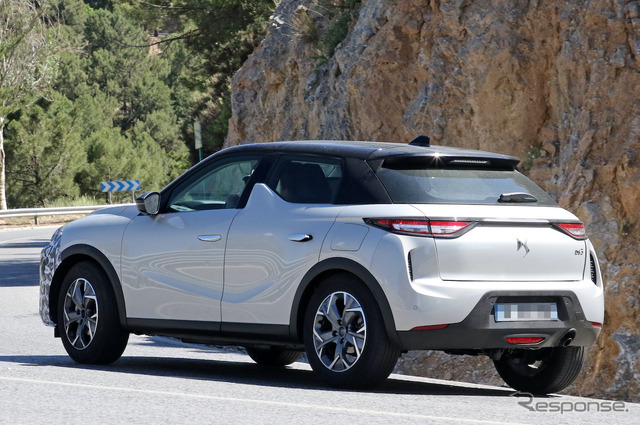 DS 3 クロスバック 改良新型プロトタイプ(スクープ写真)