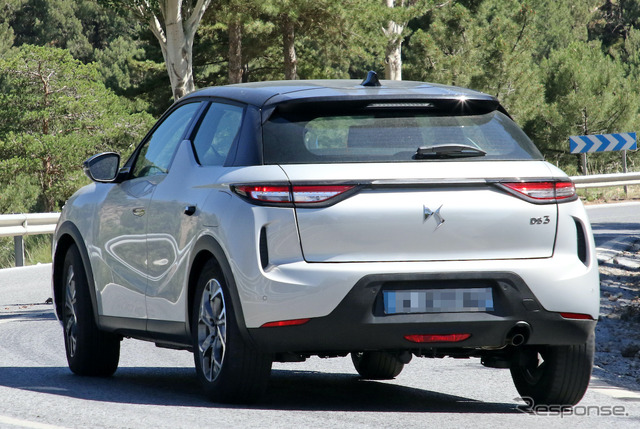 DS 3 クロスバック 改良新型プロトタイプ(スクープ写真)