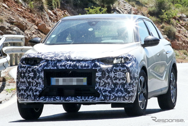 DS 3 クロスバック 改良新型プロトタイプ(スクープ写真)