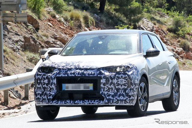 DS 3 クロスバック 改良新型プロトタイプ(スクープ写真)
