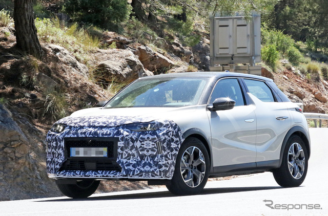 DS 3 クロスバック 改良新型プロトタイプ(スクープ写真)