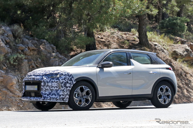 DS 3 クロスバック 改良新型プロトタイプ(スクープ写真)