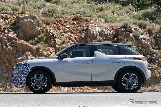 DS 3 クロスバック 改良新型プロトタイプ(スクープ写真)