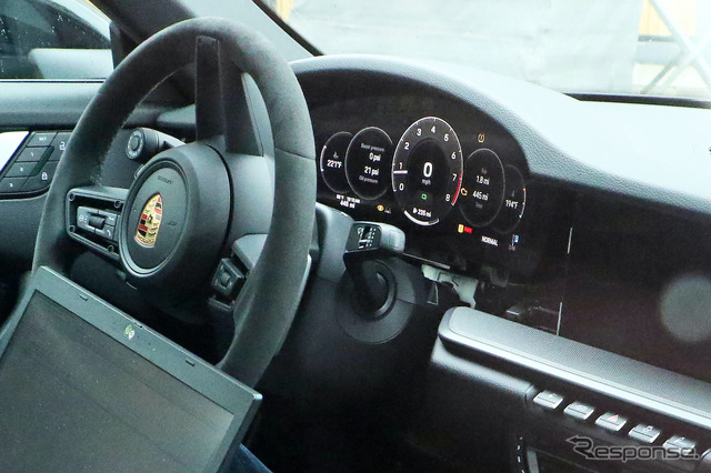 ポルシェ 911 クーペ＆カブリオレ 改良新型プロトタイプ（スクープ写真）
