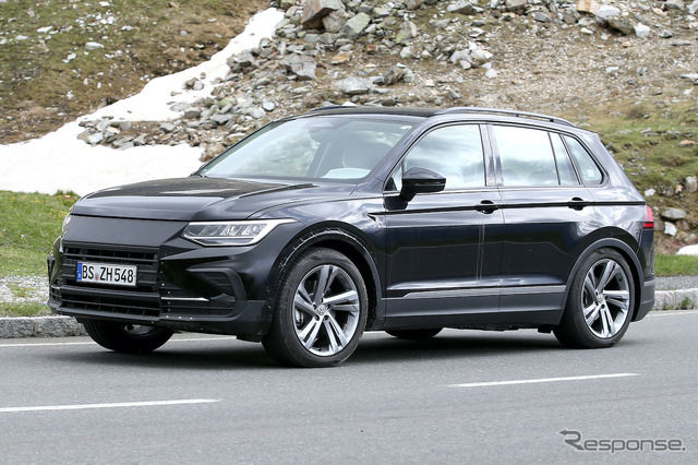 VW ティグアン 次期型プロトタイプ(スクープ写真)