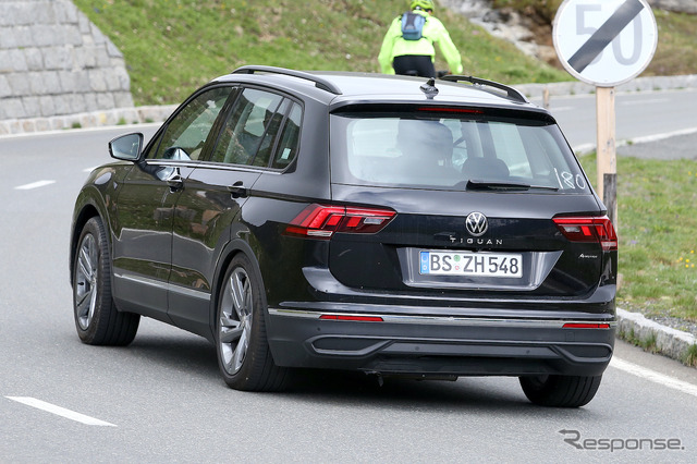 VW ティグアン 次期型プロトタイプ(スクープ写真)