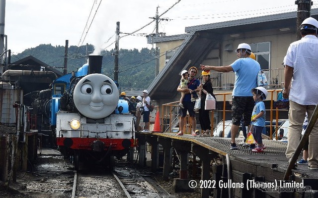 きかんしゃトーマス号(大井川鐵道・新金谷駅)